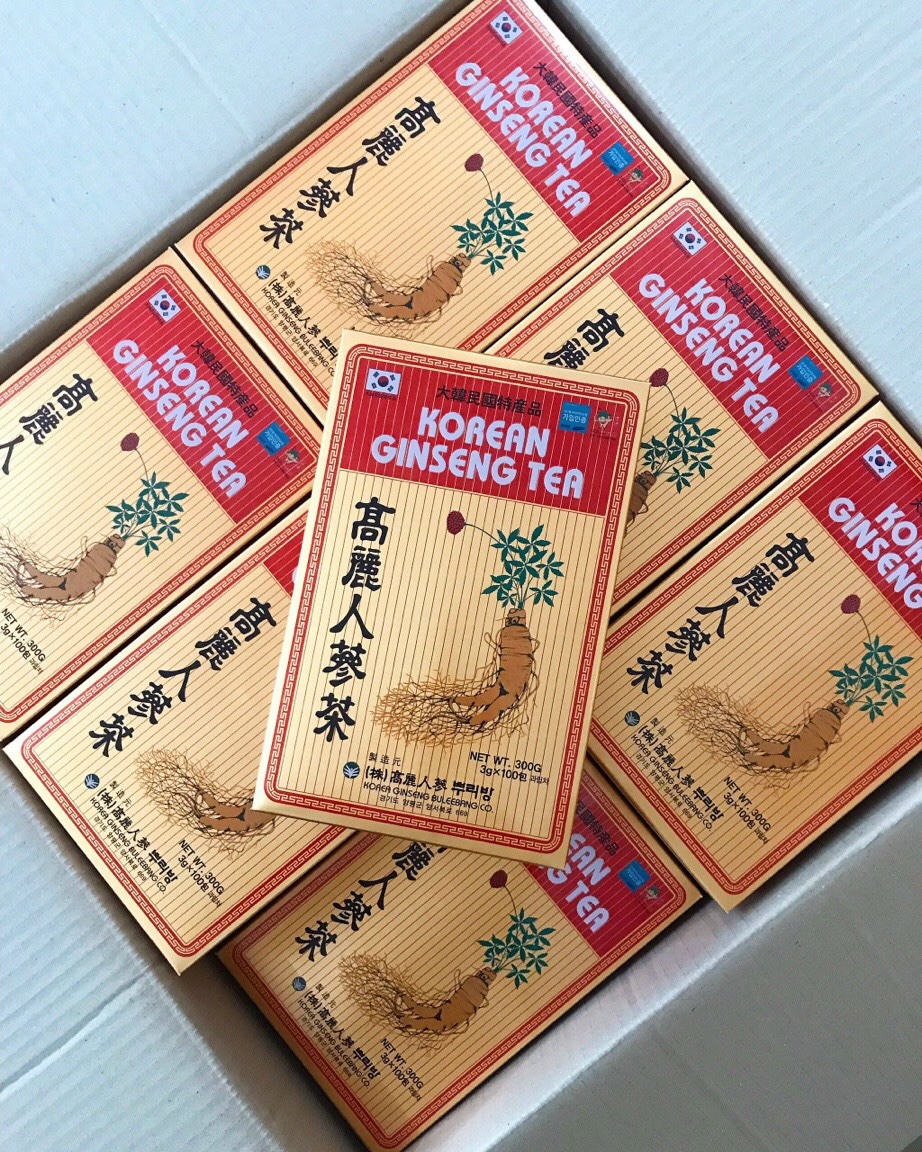Trà sâm Ginseng Hàn Quốc Hộp 300g (100 gói x 3g)