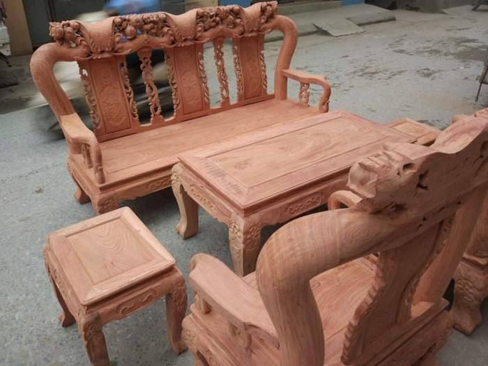 Bộ bàn ghế minh quốc đào gỗ lim
