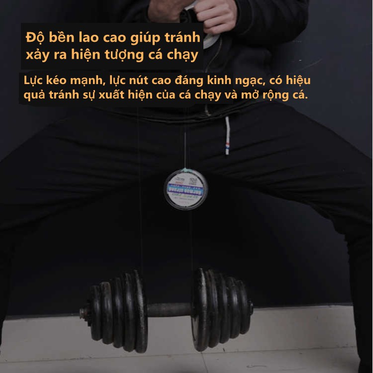Cuộn Dây Câu Cá Dài 200m Thiết Kế Chất Lượng Cao Cấp