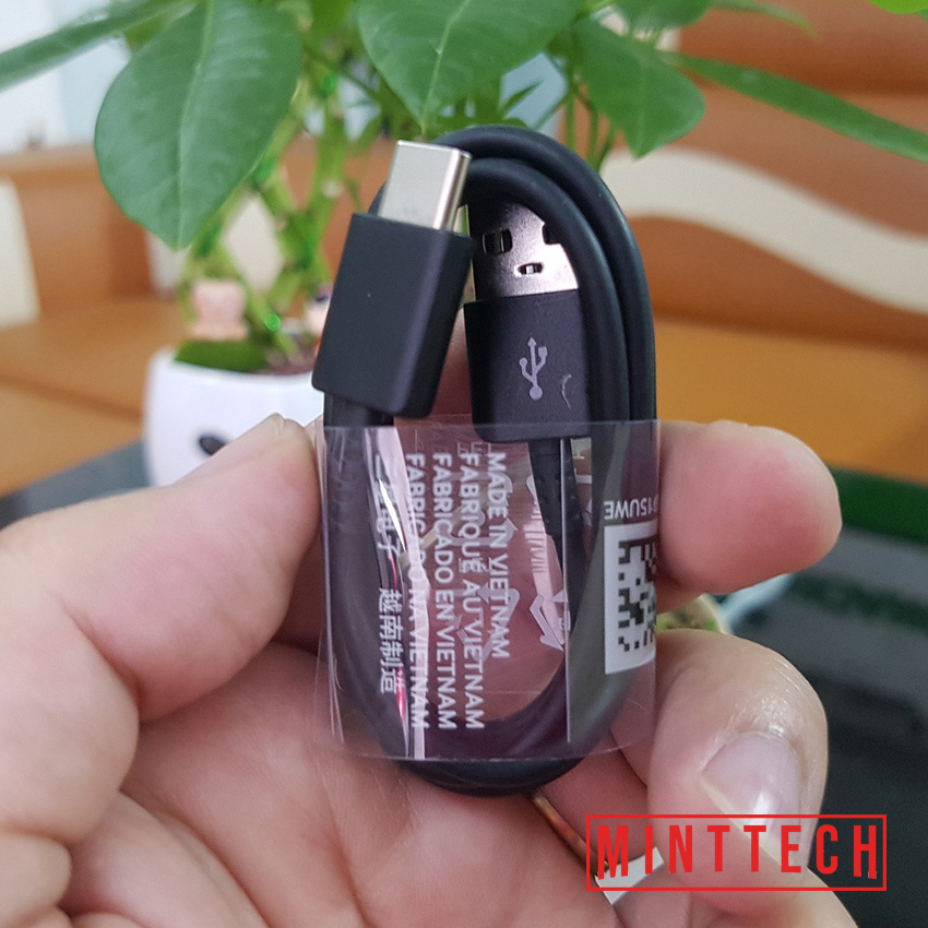 Combo 2 Dây cáp sạc nhanh S9 USB Type C MintTech MADEINVIETNAM. Cáp chuẩn cho Samsung Galaxy S9,Note9,điện thoại oppo, xiaomi, sony