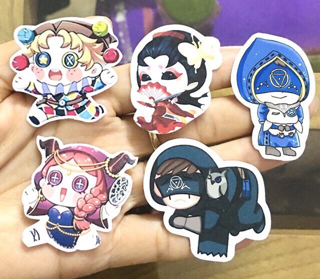 Sticker ảnh dán Identity V set 30 đến 100 cái nhiều mẫu