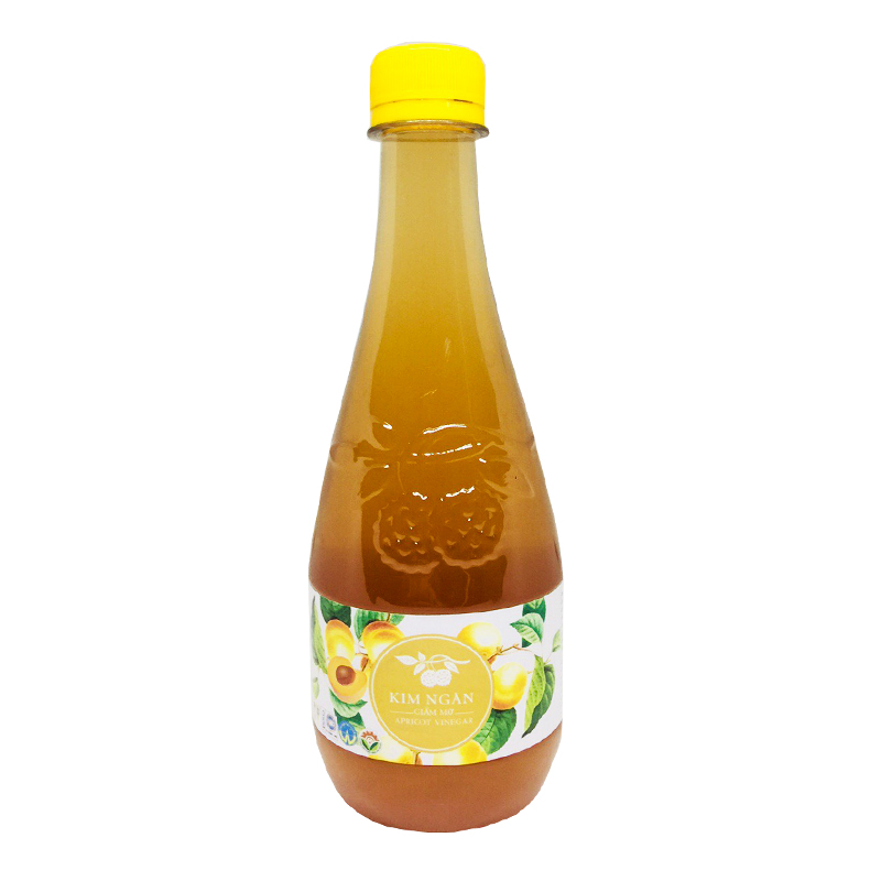 Giấm mơ mật ong Kim ngân - 500ml/chai