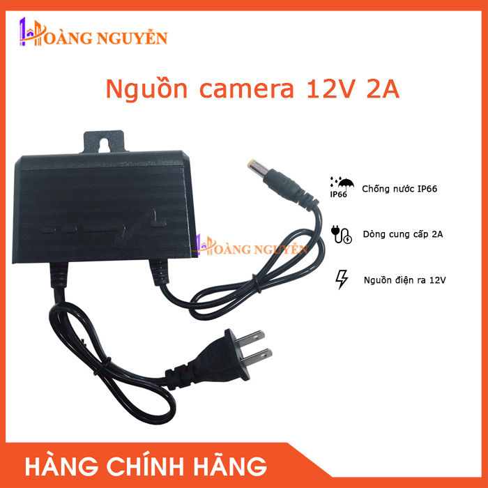 [HCM][NHÀ PHÂN PHỐI] Nguồn camera 12V 2A Chất Lượng Giá Cả Phù Hợp - Nguồn Ra Ổn Định - Công Nghệ Hoàng Nguyễn