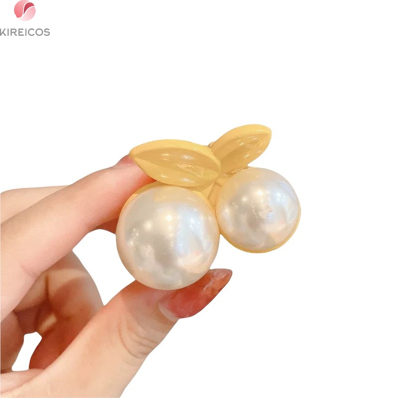 Gấp Tóc Kẹp Tóc Nữa Đầu Trái Châu Hot Trend Hàn Quốc