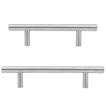 20pcs Furniture Handles Kitchen Cabinet T Pulls Handles Knobs Stainless Steel Handles For Furniture Door Cabinet Bar Handle Hardware Lazada Singapore