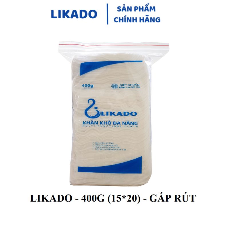 KHĂN GIẤY ĐA NĂNG LIKADO 400G/ 300 TỜ