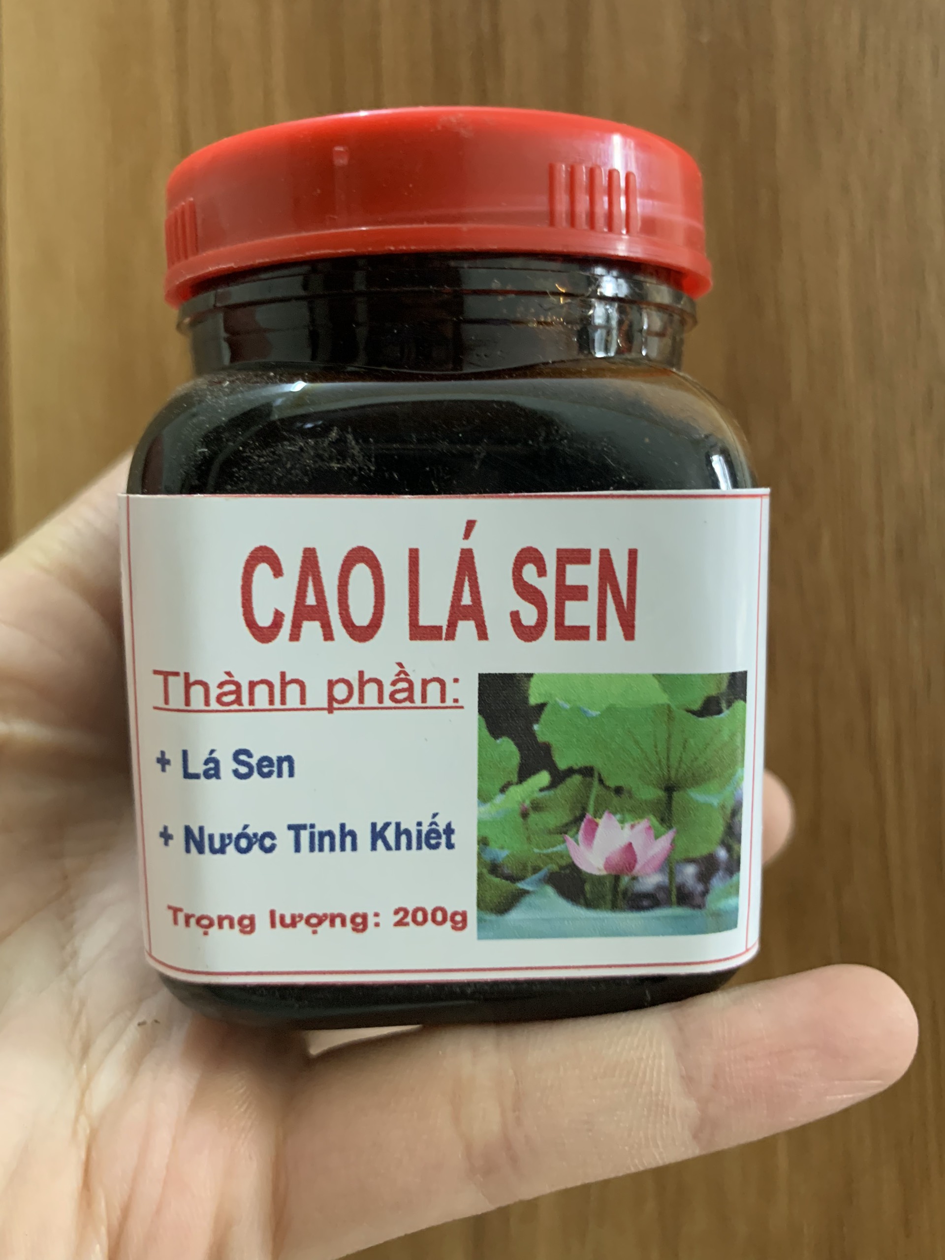 Cao lá sen nguyên chất, , lá sen nấu cao, cho người gan nhiễm mỡ, huyết áp cao, giảm cân, khó ngủ, dễ ngủ hơn
