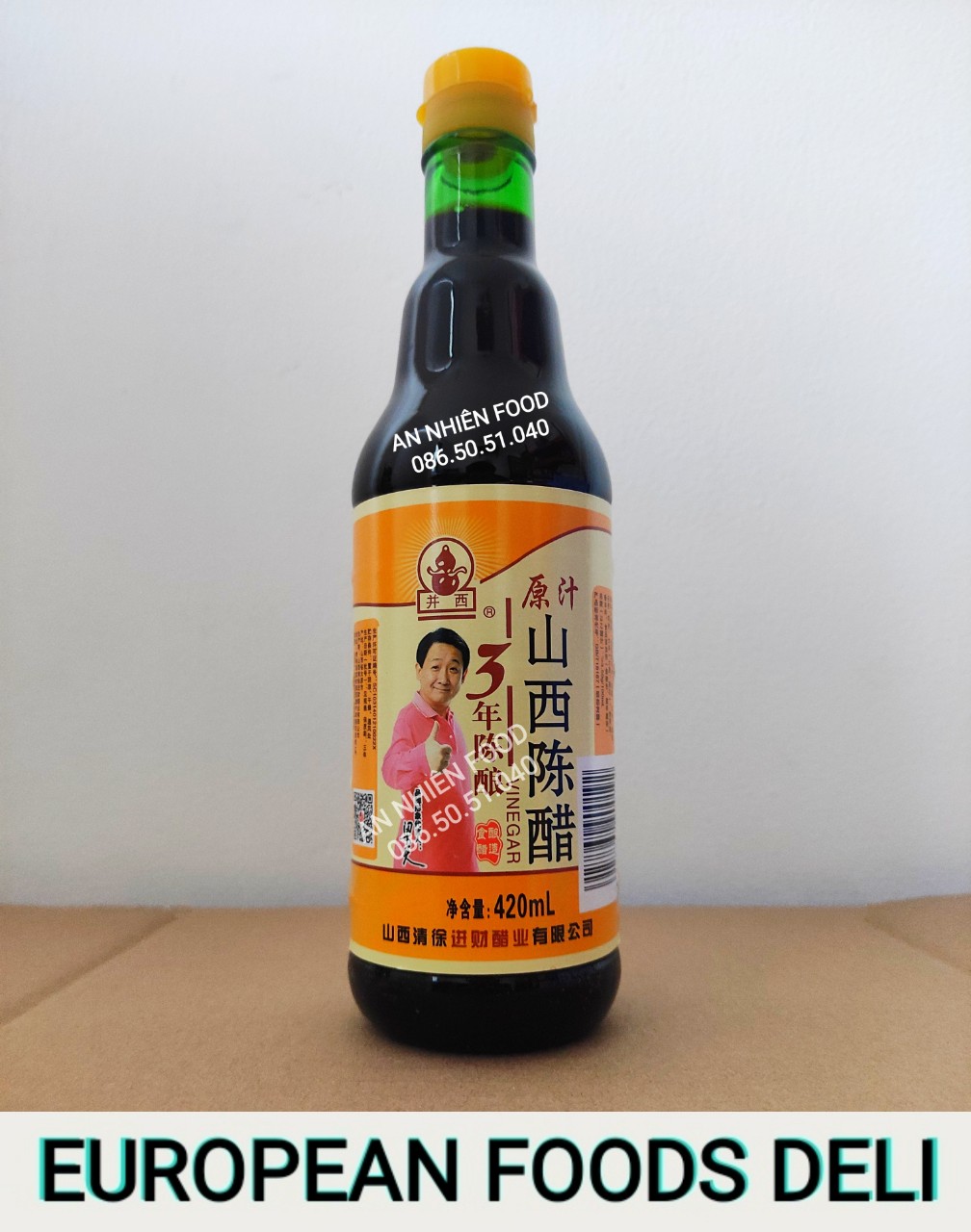 Giấm Đen - Giấm Trần Nấu Món Giò Heo Ăn Mì 420ML