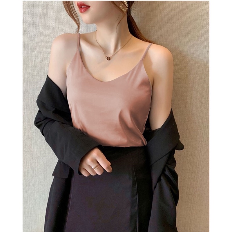 Áo 2 dây lụa sang chảnh