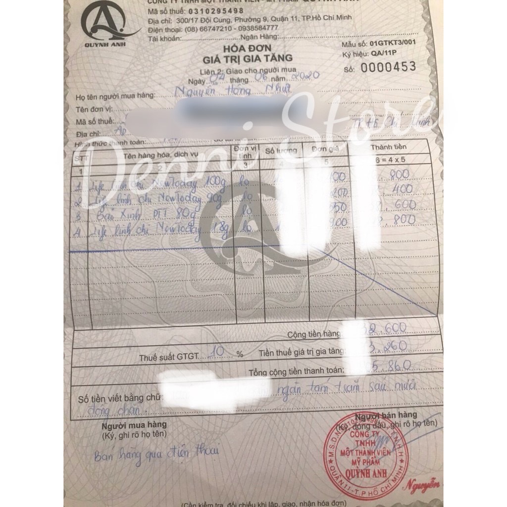 Hộp kem BL và HL loại 1 - mỹ phẩm Denni