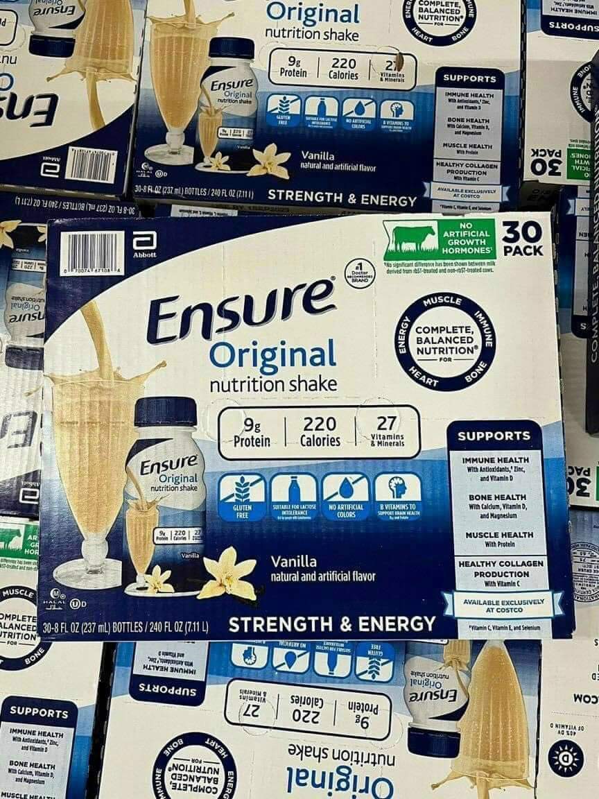 Thùng 30 chai Ensure nước 237ml Mỹ