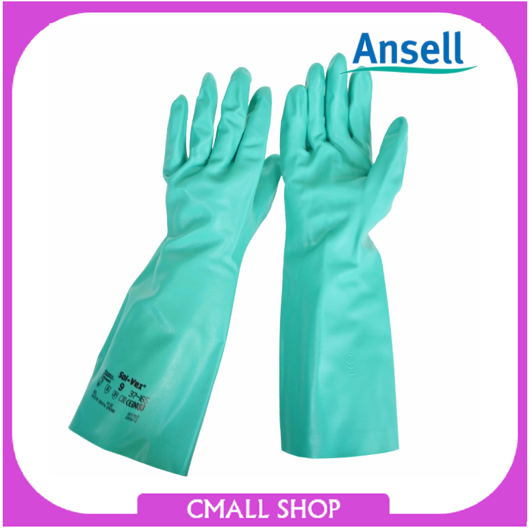 Găng tay chống hóa chất chống dầu Ansell 37-176