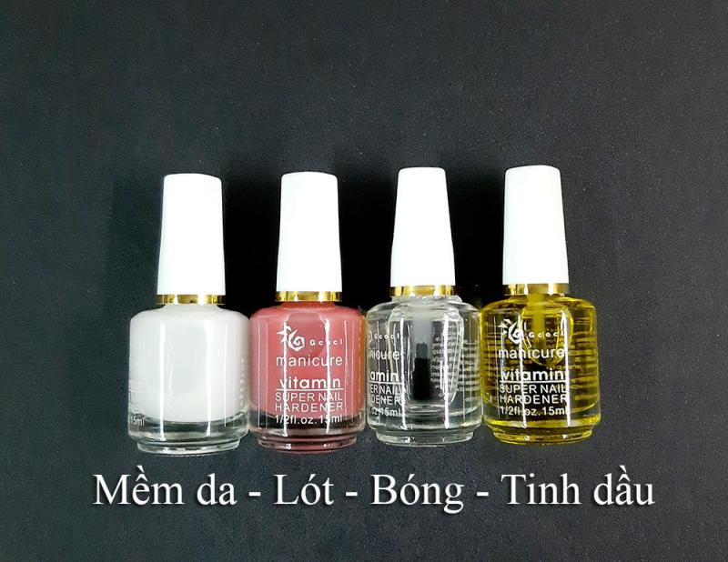 Bộ 4 chai chăm sóc móng giá rẻ