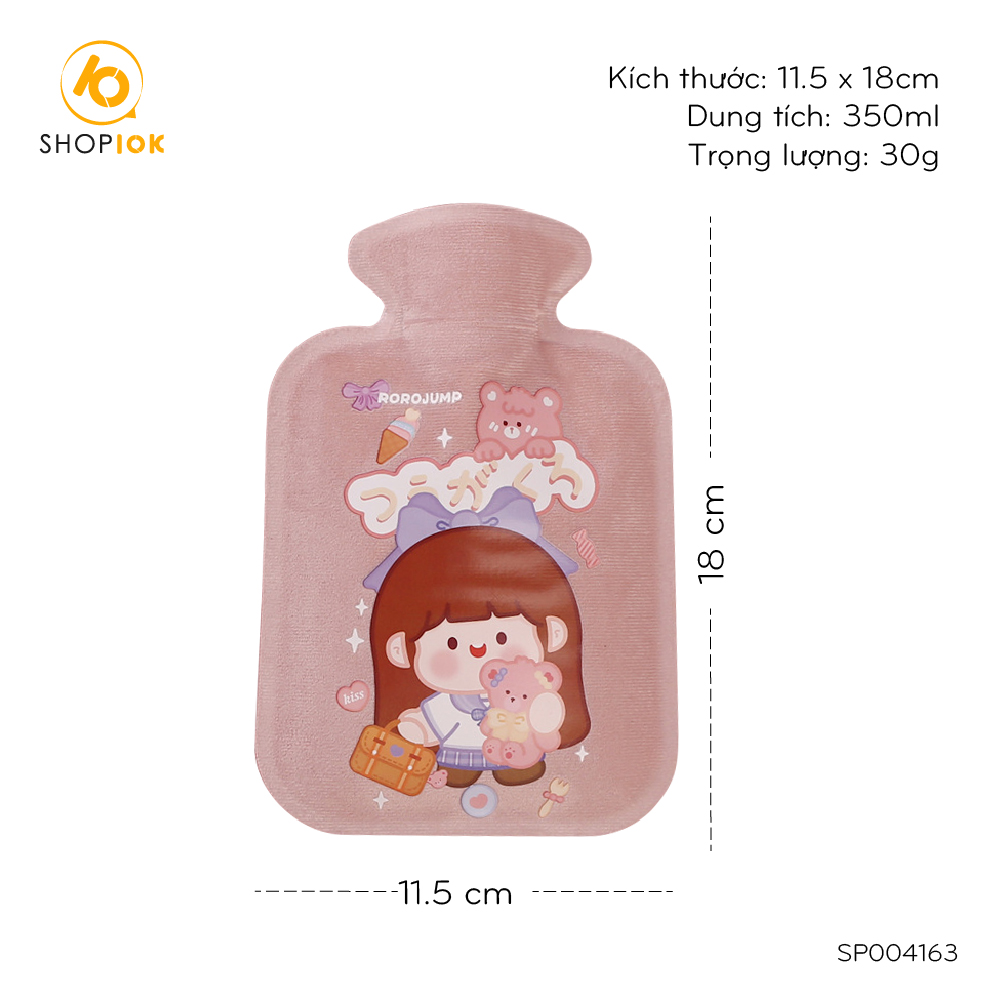 Túi chườm nóng lạnh giữ ấm mùa đông, giảm đau bụng 450ml - SP004163