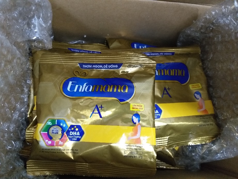 [DATE 2022]combo 10 Sữa Bầu Enfamama gói 50gr