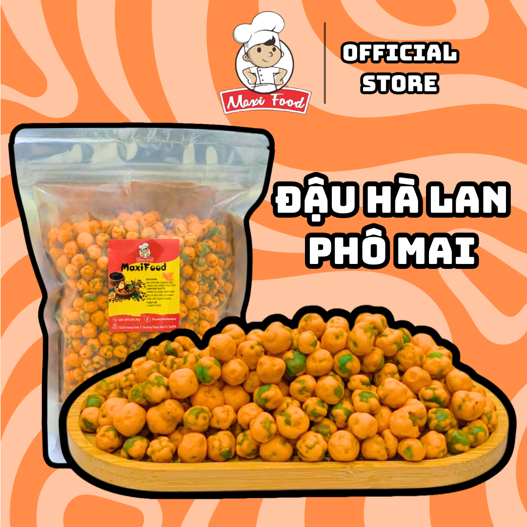 Đậu hà lan phô mai 500g - maxifood