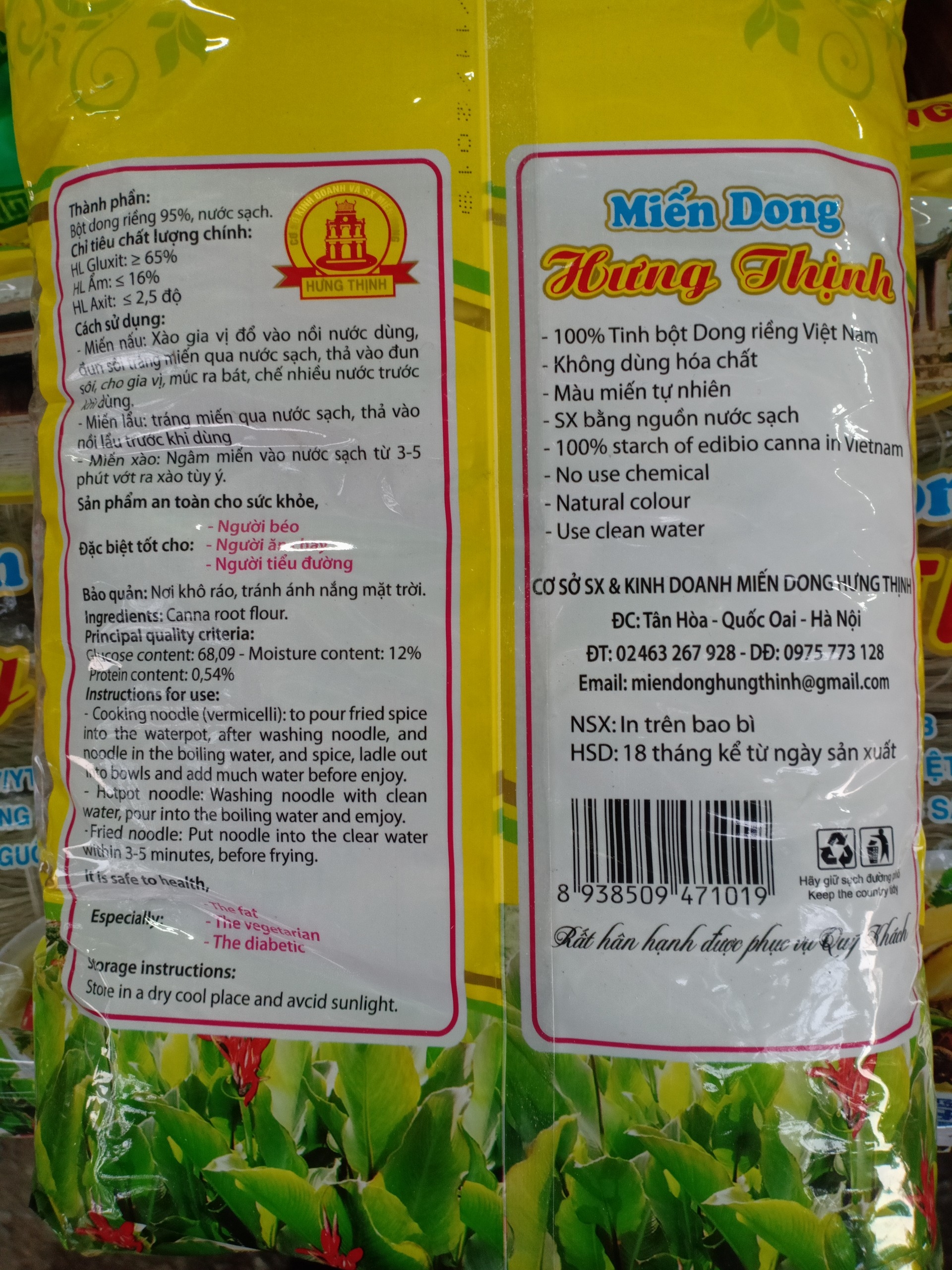 500g miến rong - chuẩn làng So