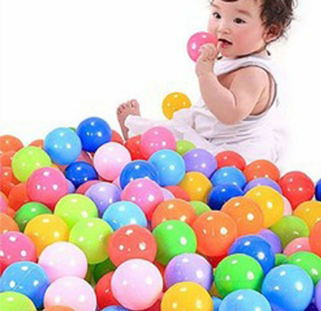 Bóng nhựa combo 400 bóng size 5.5cm - shop mẹ bi