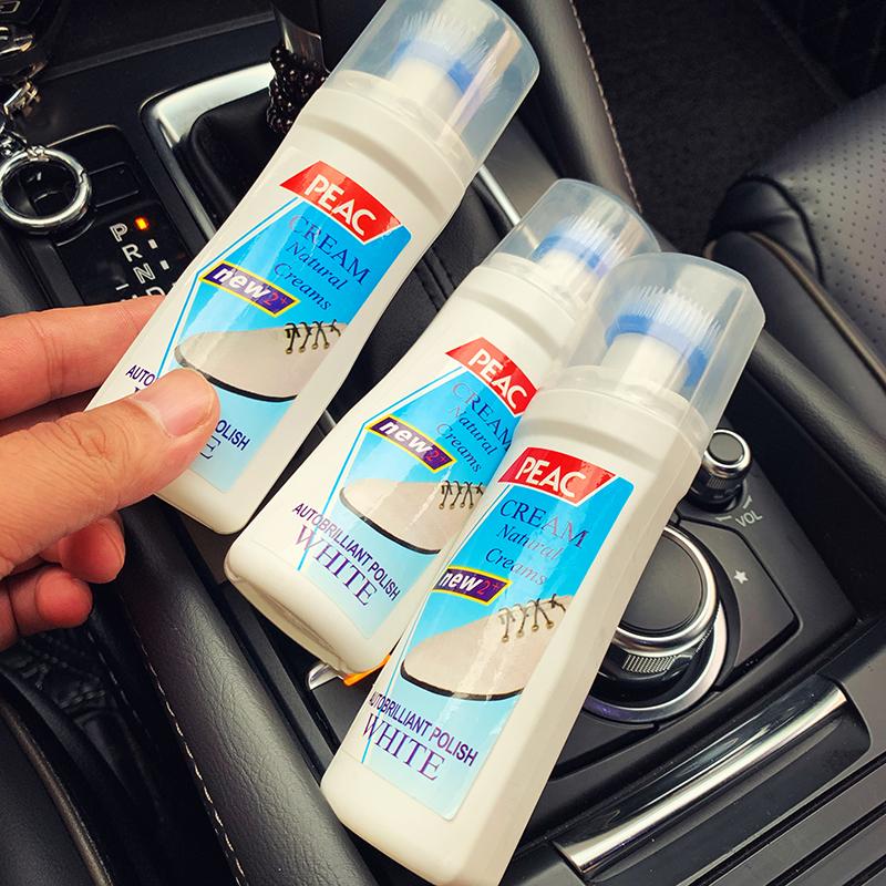 [COMBO 2 LỌ] Chai lọ Tẩy Trắng Giày Plac Có Chổi Đầu-Lọ Nước lau giày tẩy trắng Plac đa năng (100ml)