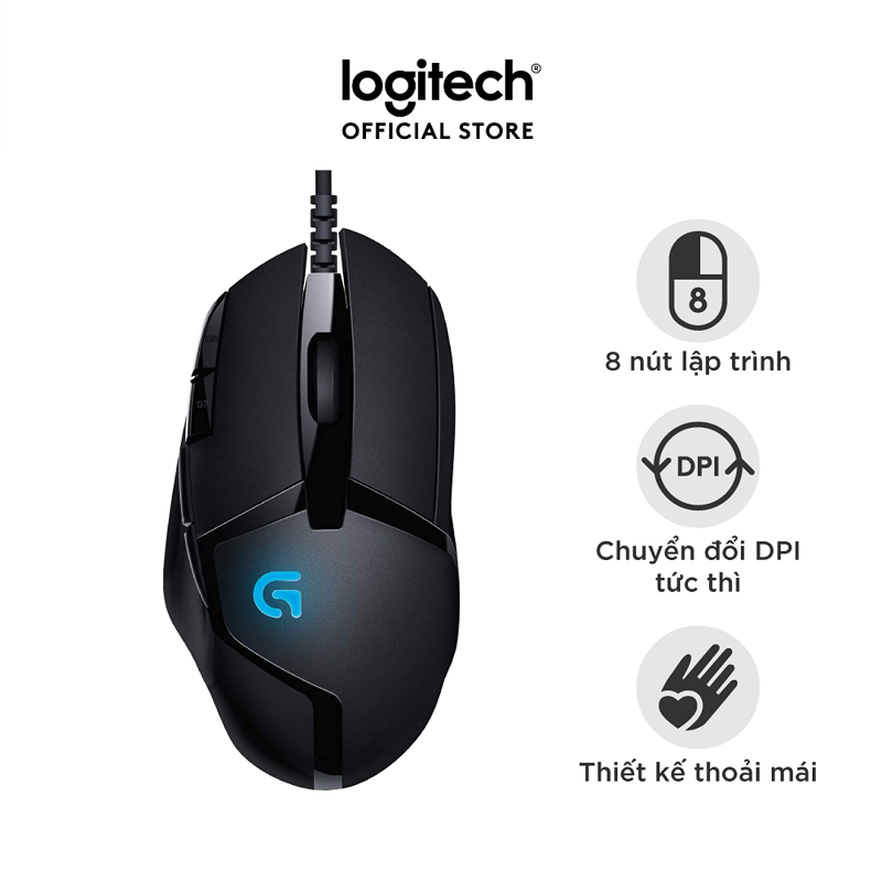 Chuột game Logitech G402 HYPERION FURY FPS - Hãng phân phối chính thức
