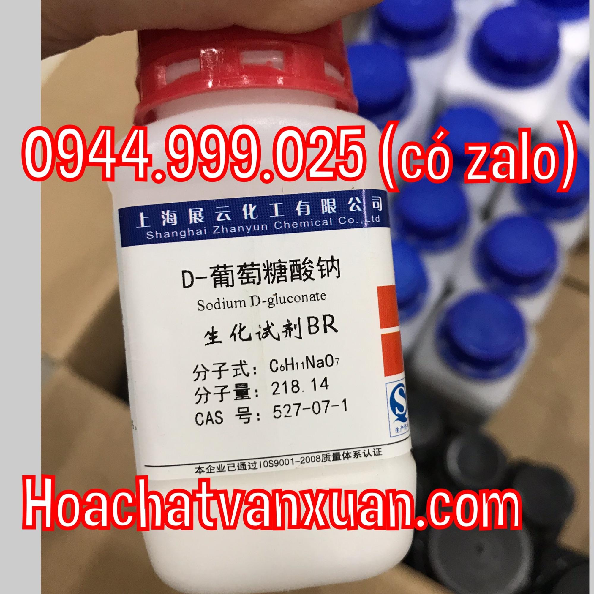 Natri gluconat sodium gluconate d-gluconic acid sodium salt cas 527-07-1 c6h11nao7 lọ 100g