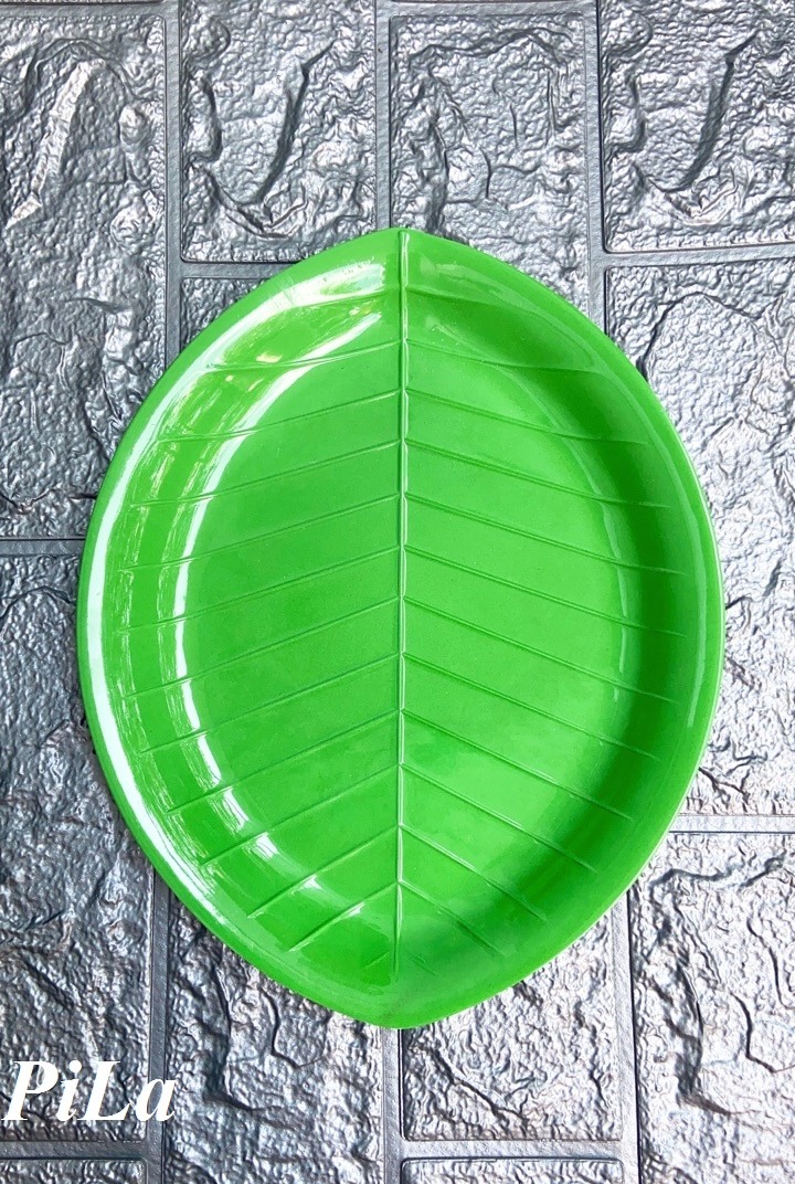 [HCM]Đĩa Melamine Kiểu Chiếc Lá