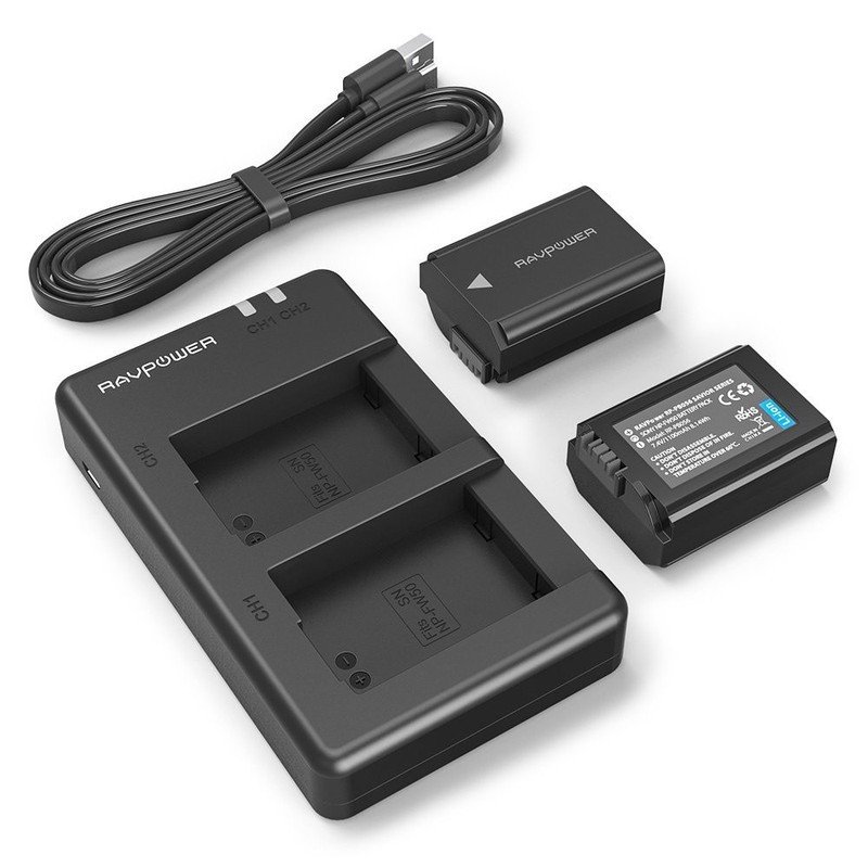 [HCM]Sạc máy ảnh RavPower cho Sony NP-FW50