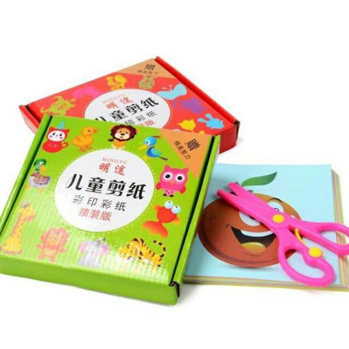 Bộ GIẤY CẮT THỦ CÔNG CHO BÉ CỰC HOT. ĐTVM