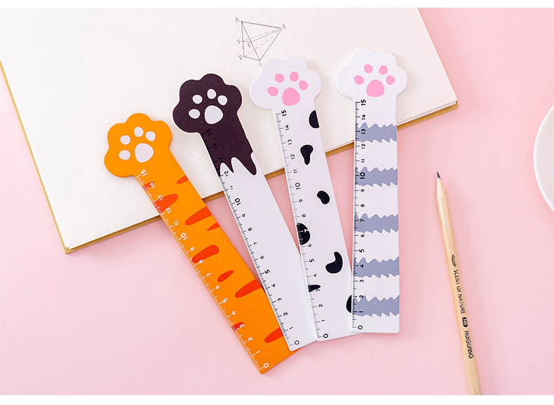 Thước kẻ chân mèo cute emm emm
