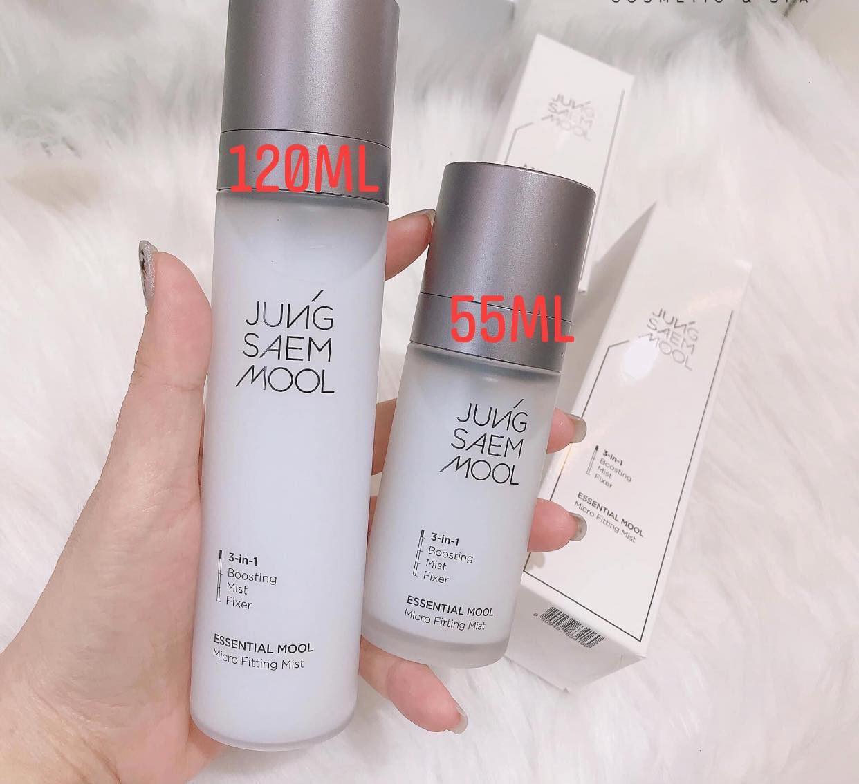 XỊT KHOÁNG CẤP ẨM 3IN1 ESSENTIAL JUNG SAEM MOOL MICRO FITTING MIST 55ML - 12341 - - Dưỡng ẩm và làm dịu da hiệu quả, mang lại làn da mềm mại, mịn màng ngay cả khi sử dụng thường xuyên.  - Phù hợp với mọi loại da, từ da dầu đến da khô, giúp kiểm soát dầu v