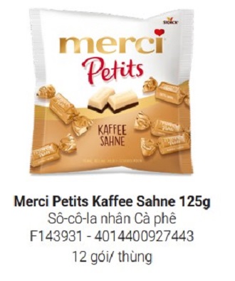 Kẹo Sô cô la (Chocolate) Storck merci Petits 125g