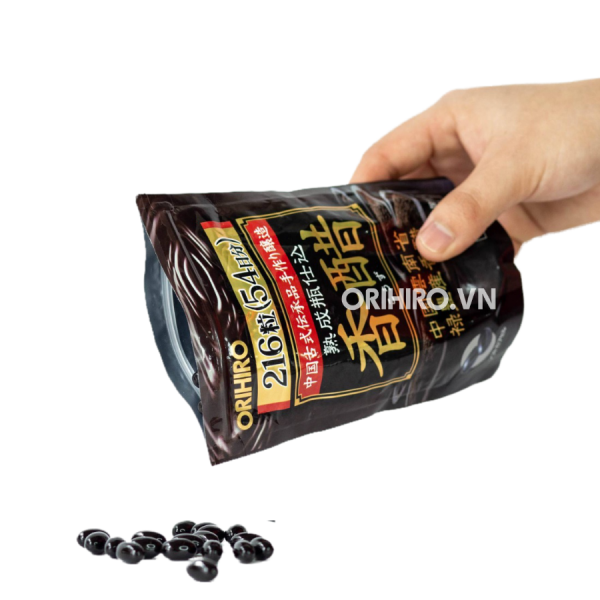 [HCM]Viên giấm đen giảm cân Orihiro Nhật Bản giúp giảm cân thải độc đẹp da 216 viên/túi