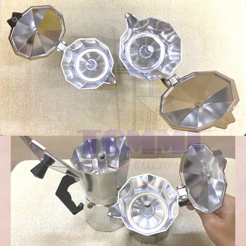 Ấm Pha Cà Phê Moka - Bình Pha Cà Phê Moka Kiểu Ý Pha Chế - Dụng Cụ Pha Chế