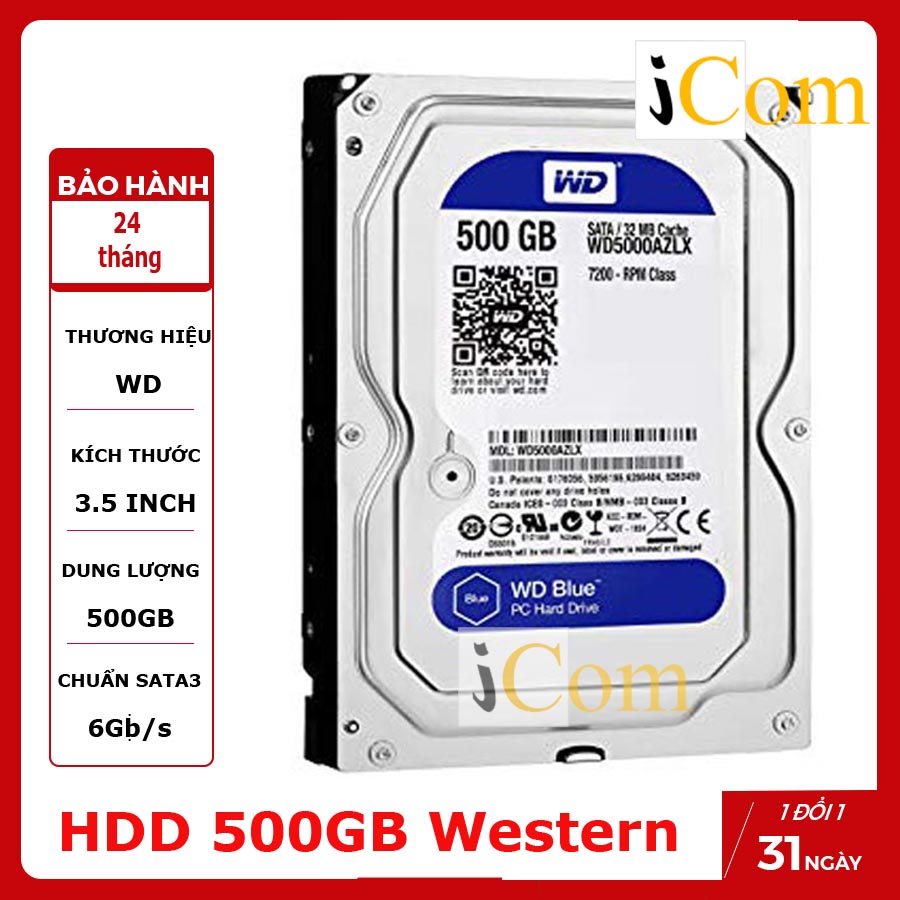 HDD 500GB Western