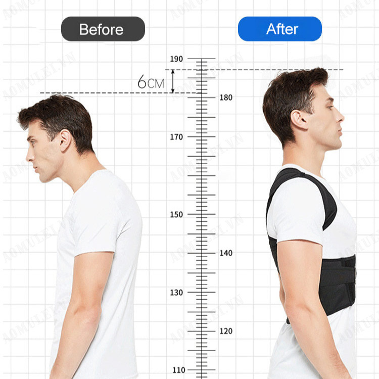 aomulei Adult anti-hunchback posture correction invisible back correction belt
