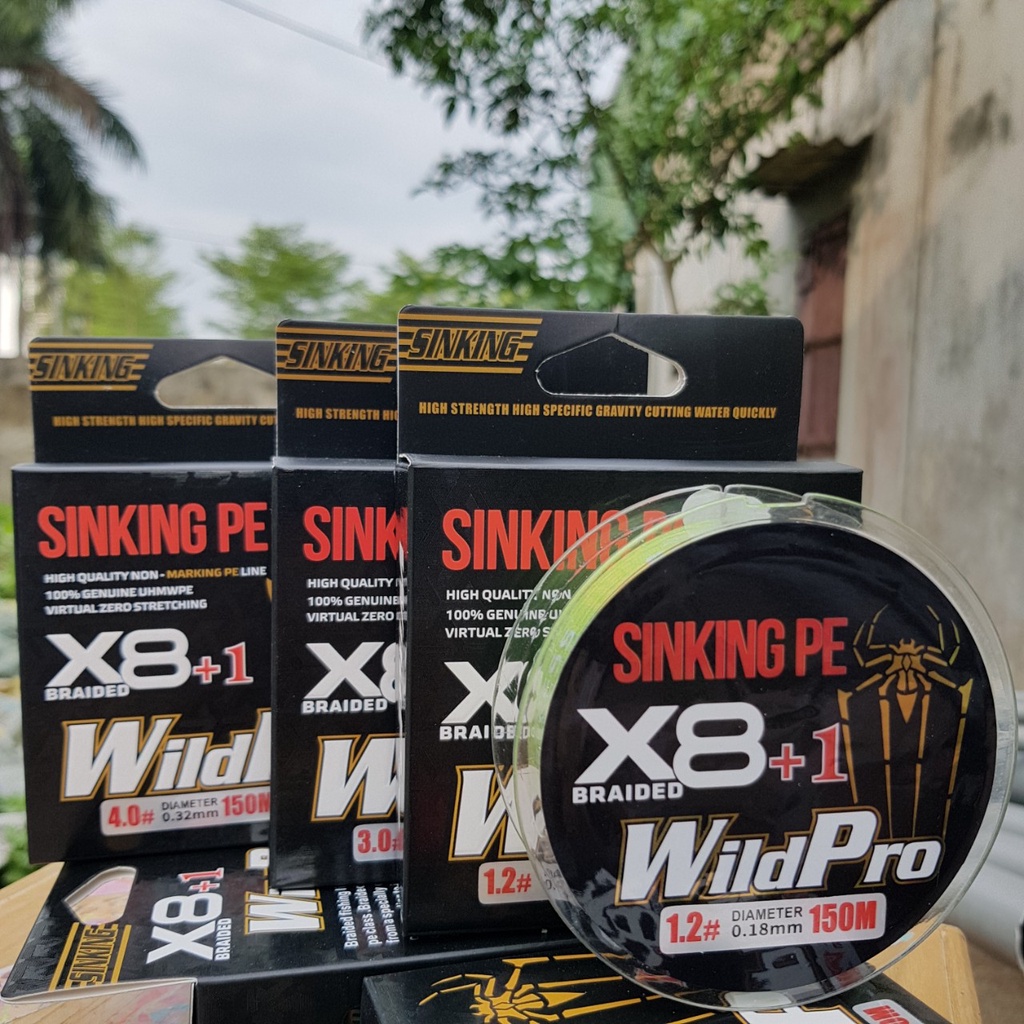 Dù Chìm Câu Lục Dù Chìm Câu Cá WildPro x8+1
