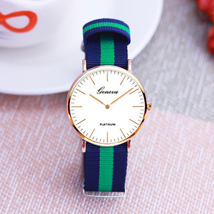 Geneva fabric women watches