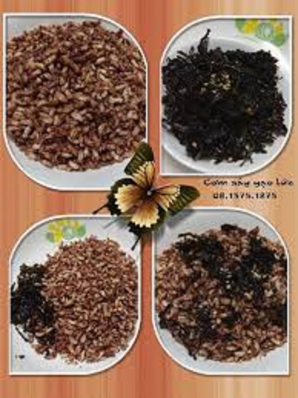 500g gạo lứt sấy rong biển