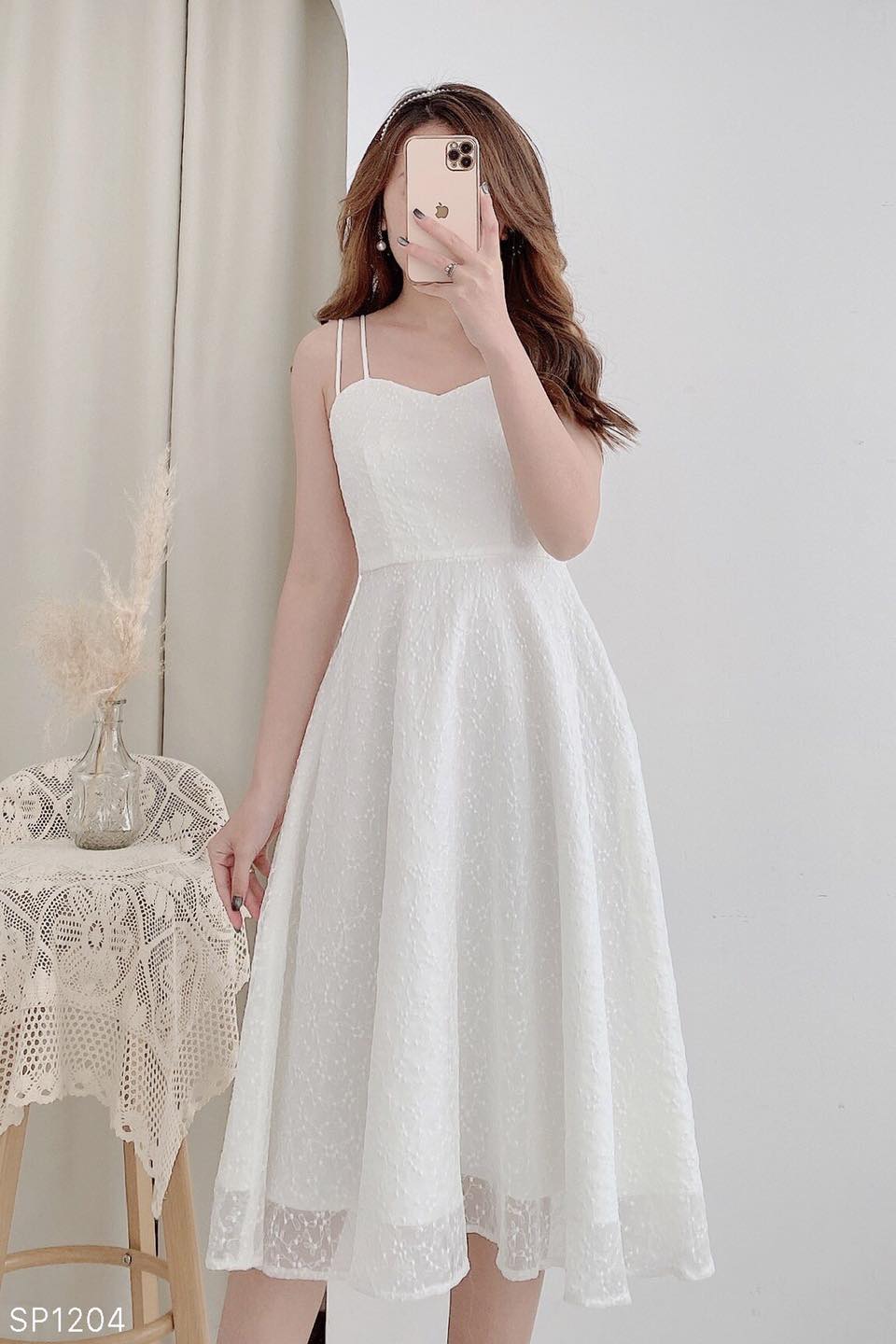 Đầm cưới 2 dây