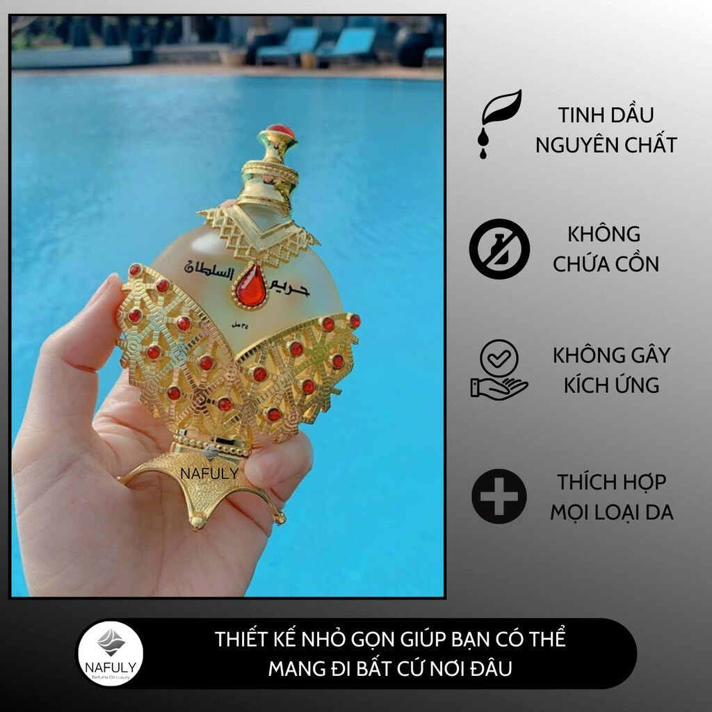 [ shop uy tín ] [ Shop uy tín ] Tinh Dầu Nước Hoa Dubai Hareem Al Sultan [ Nữ Hoàng Đỏ ]