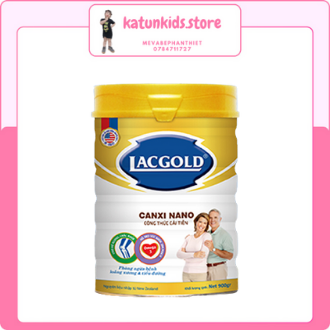 Sữa Bột LACGOLD CANXI NANO lon 900g