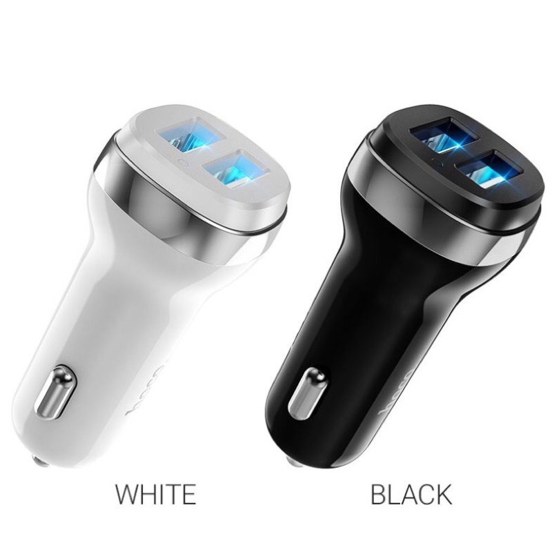 Cóc Sạc Xe Hơi 2 Cổng Usb Hoco Z40 - 12W