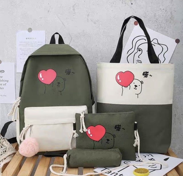 SET BALO 4 món - GẤU TIM