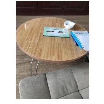 Bàn xếp tròn 60cm vân gỗ