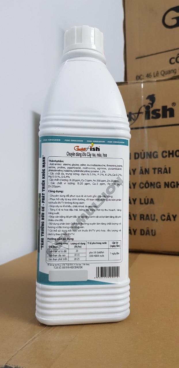 Phân bón Sinh học Goldfish danh cho cây rau, hoa kiểng