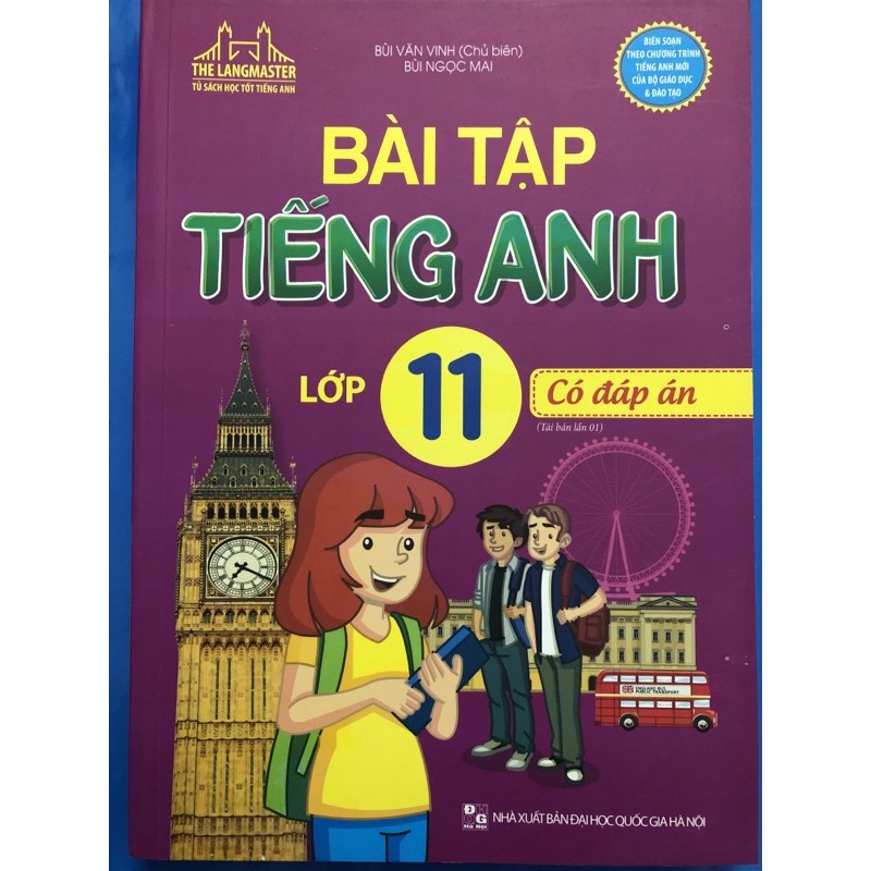 Sách - Bài tập tiếng anh lớp 11 (Có đáp án)