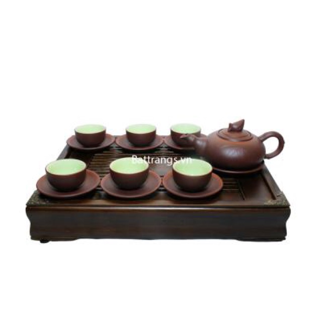 Bộ ấm chén tử sa Bát Tràng