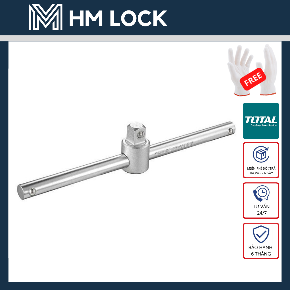 Thanh trượt t 1/2'' total 254mm - hàng chính hãng - tstb12101 - hm lock
