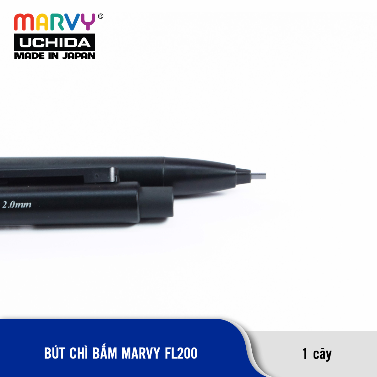 Bút chì ngòi dẹp 2mm Marvy FL200