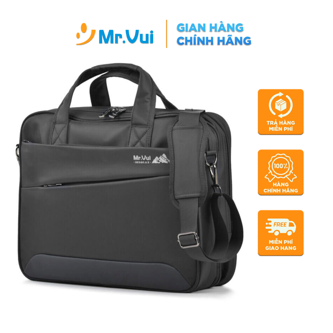 Cặp công sở Mr.Vui CSV423 phù hợp đi làm (41 x 32 x 19 cm), Bảo Hành 2 Năm